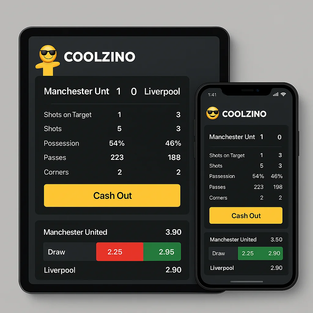 Apuestas en vivo Coolzino España (Móvil)