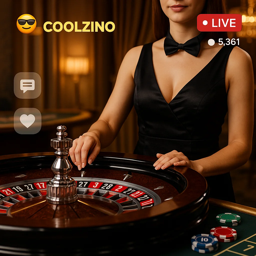 Coolzino en vivo – juega ruleta y blackjack desde el móvil