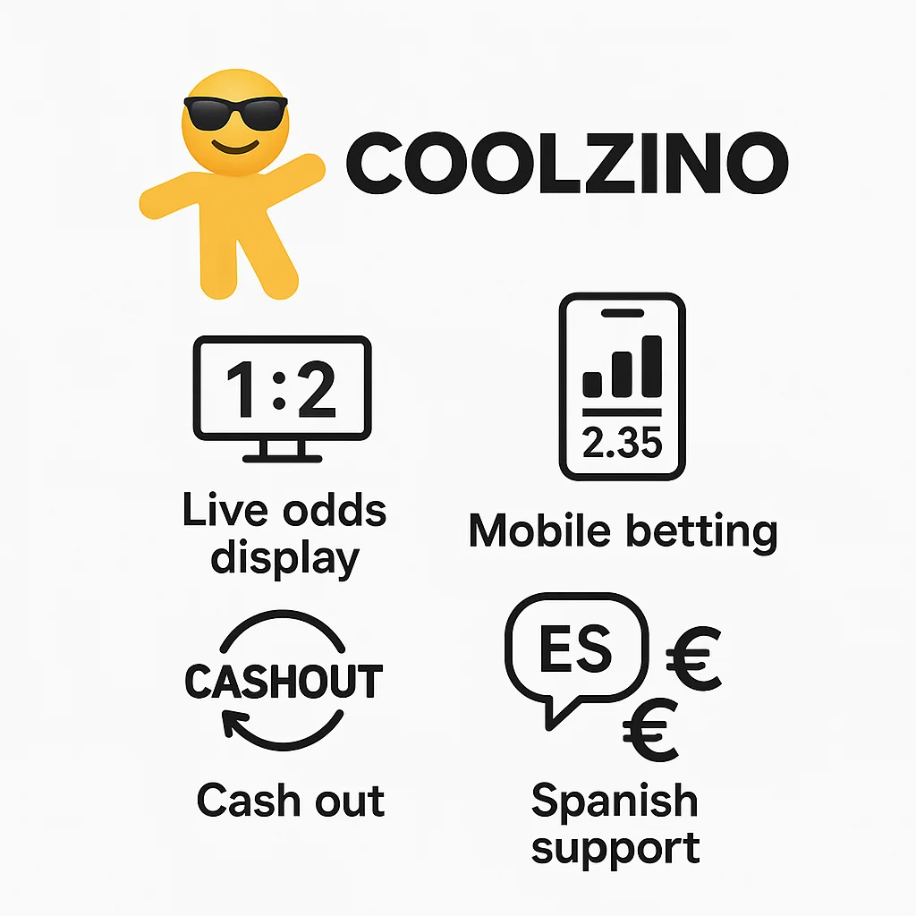 Ventajas apuestas Coolzino España (Móvil)